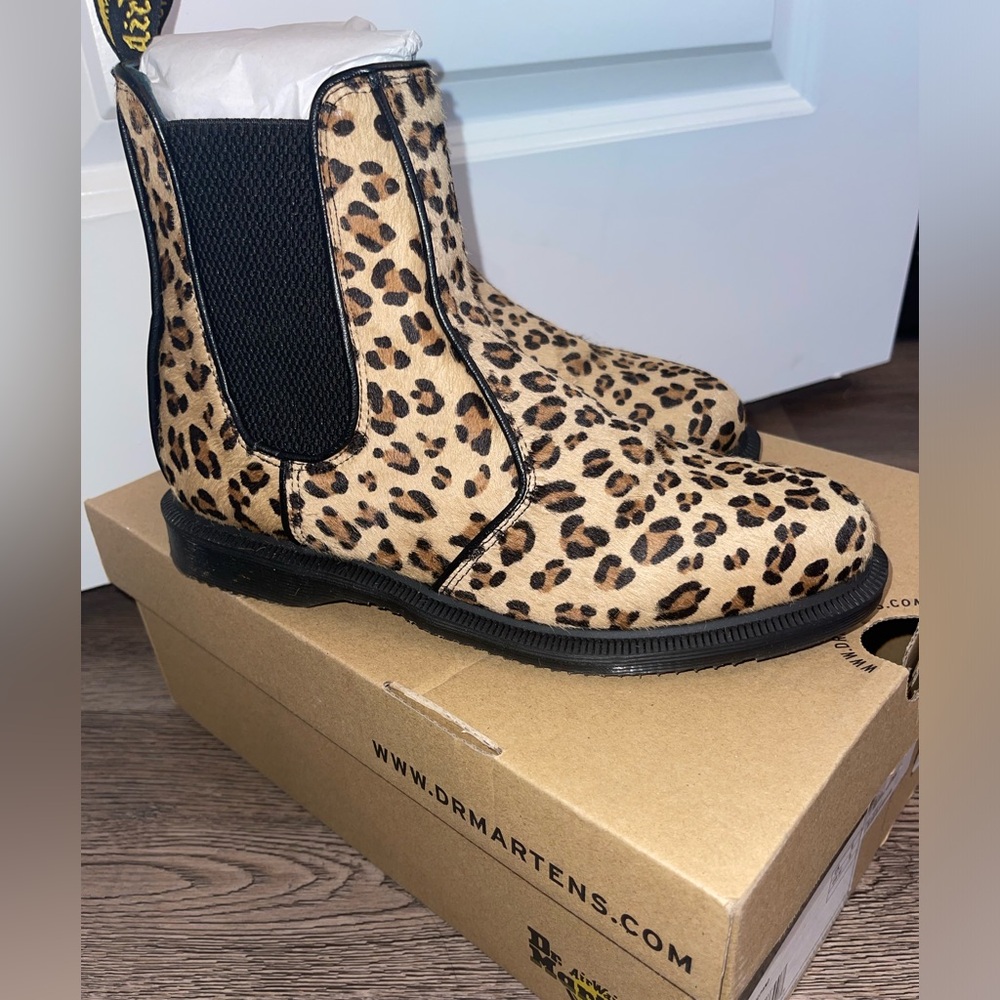 Leopard Doc Martens